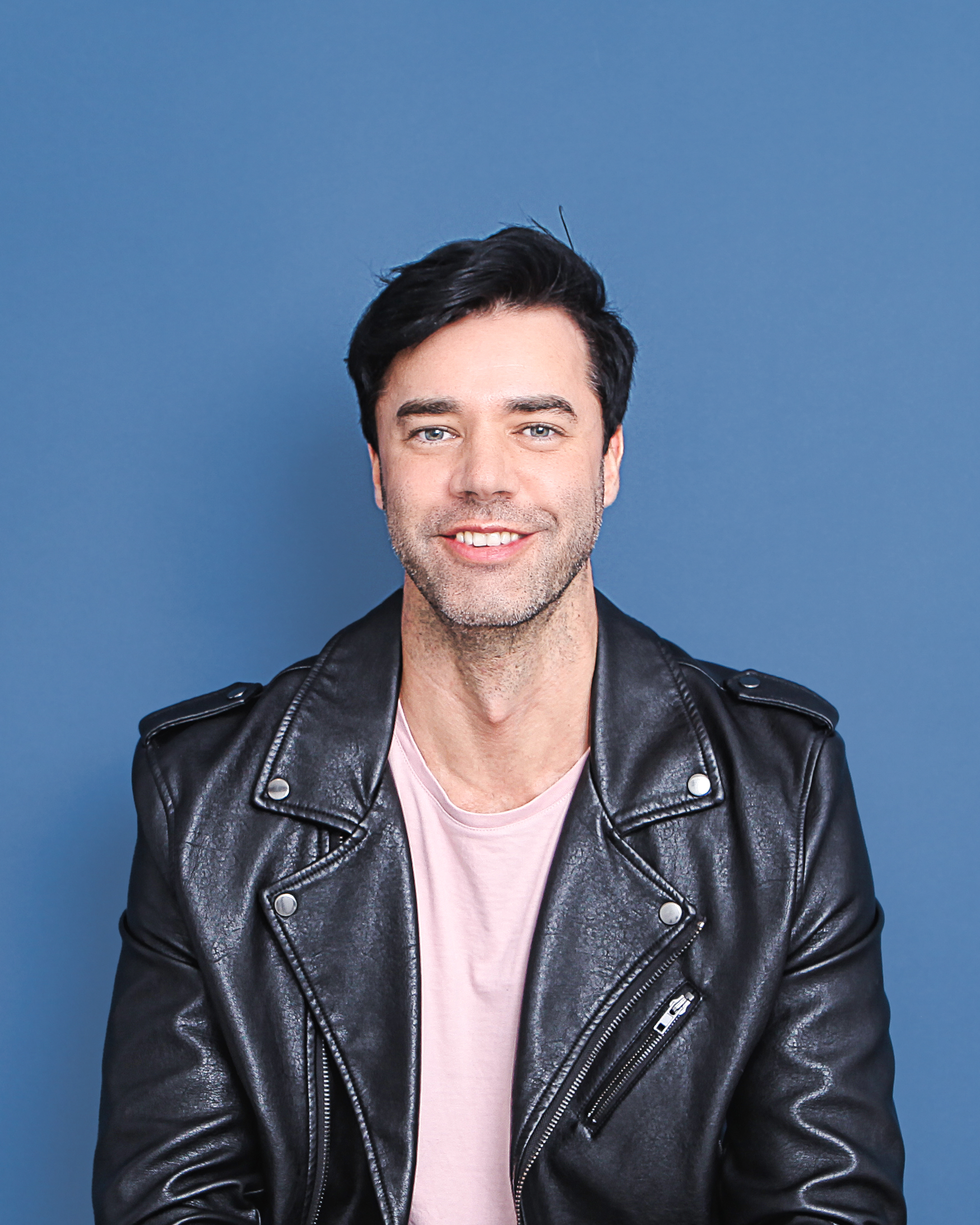 Eoin Stanley, Irish voiceover artist, dramatic studio portrait